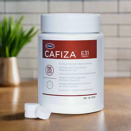 Urnex, Urnex Cafiza E31 Espresso Machine Cleaning Tablets 2g (100 Tablets), Redber Coffee