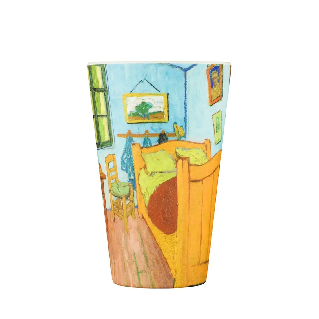 Ecoffee, Ecoffee Cup Reusable Bamboo Travel Cup 0.4L / 14 oz. - Van Gogh The Bedroom 1888, Redber Coffee