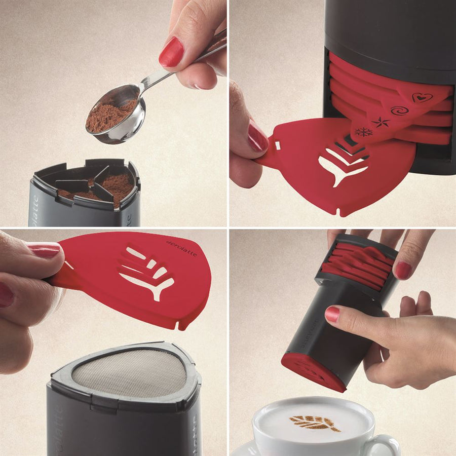 Aerolatte, Aerolatte Cappuccino Artist Chocolate Shaker, Redber Coffee