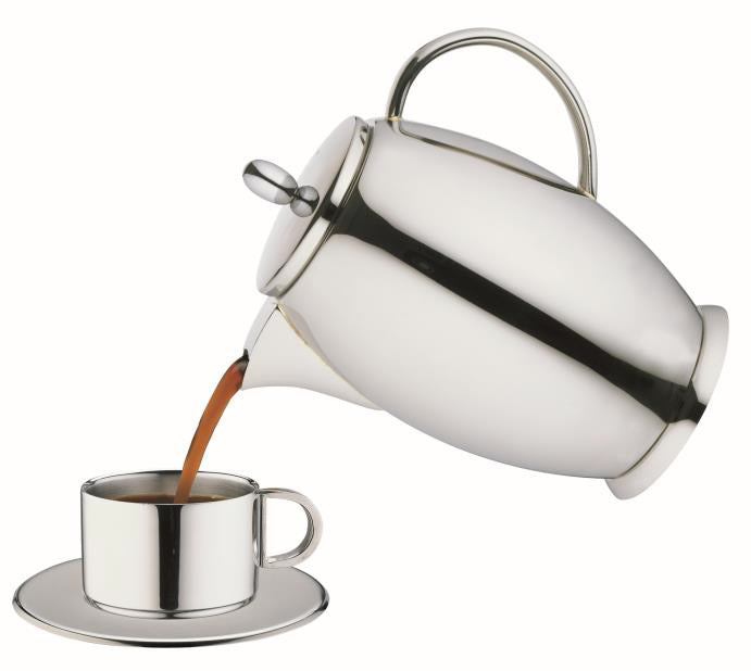 Elia, Elia Stainless Steel Designer Tea & Coffee Pot- 0.70L, Redber Coffee
