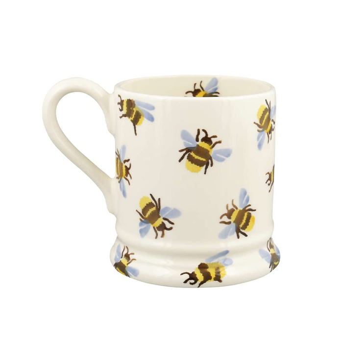 Emma Bridgewater, Emma Bridgewater Bumblebee Mug - 1/2 Pint, Redber Coffee