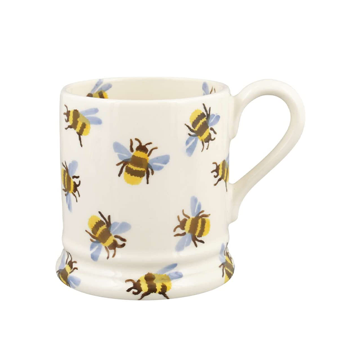 Emma Bridgewater, Emma Bridgewater Bumblebee Mug - 1/2 Pint, Redber Coffee