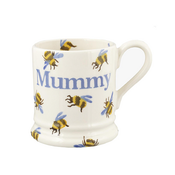 Emma Bridgewater, Emma Bridgewater Bumblebee Mummy Mug - 1/2 Pint, Redber Coffee