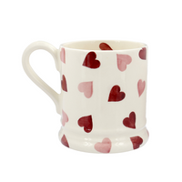 Emma Bridgewater, Emma Bridgewater Pink Hearts Mummy Mug - 1/2 Pint, Redber Coffee