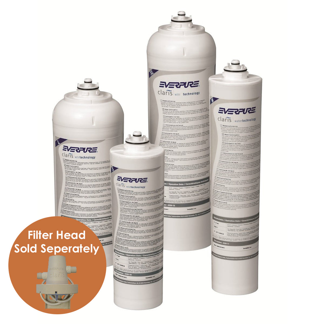 Everpure Claris Water Filter Cartridges S/M/L/XL/XXL Redber Coffee