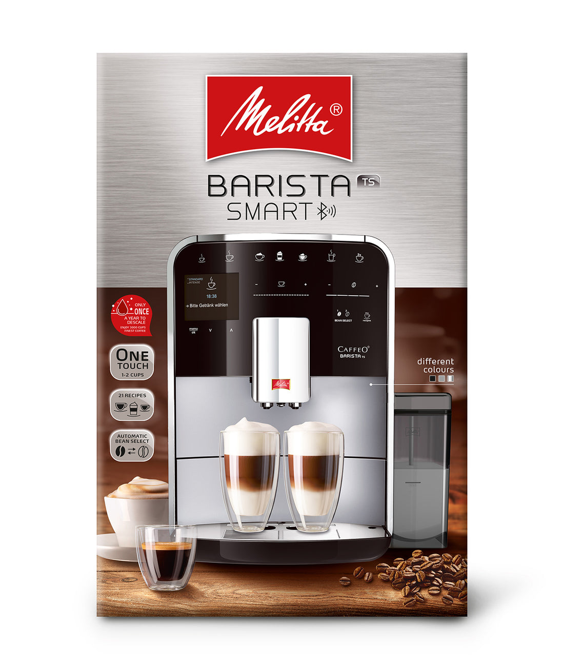Melitta Barista TS Smart Bean to Cup Coffee Machine Stainless Steel
