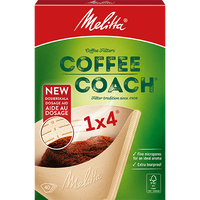 Melitta, Melitta Coffee Coach Coffee Filters (Size 1x4 - 40 pack), Redber Coffee