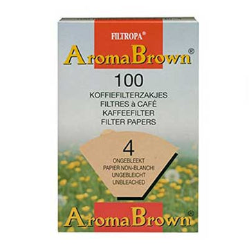 Filtropa, Filtropa Brown 4 Cup Coffee Paper Filters (100pcs), Redber Coffee