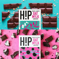 H!P, HIP Oat Milk Chocolate Bars Bundle - Cookies No Cream & Creamy Original, Redber Coffee