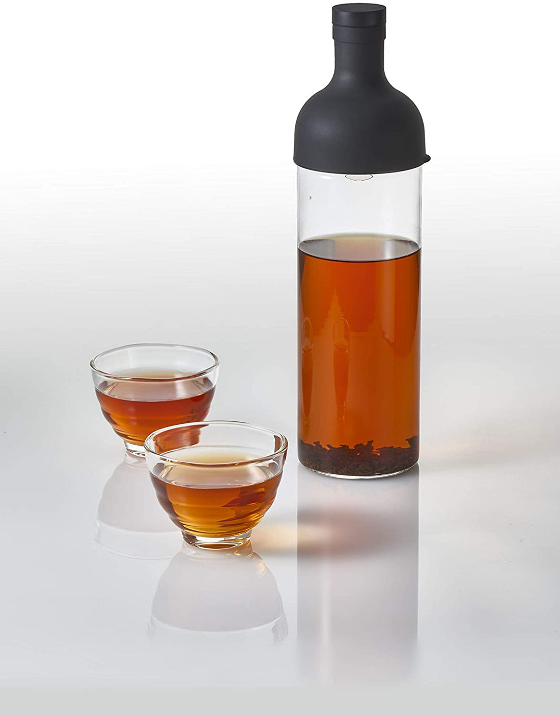 Hario, Hario Filter in Bottle and Tea Glass Set - Black, Redber Coffee