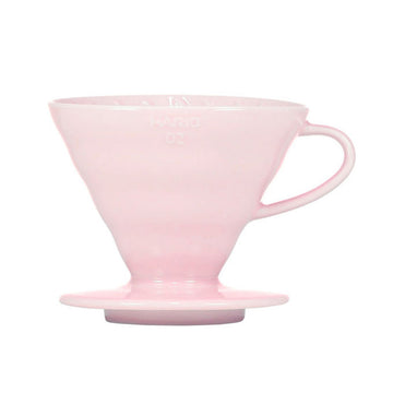 Hario, Hario V60 02 (2 Cups) Ceramic Coffee Dripper - Pink, Redber Coffee