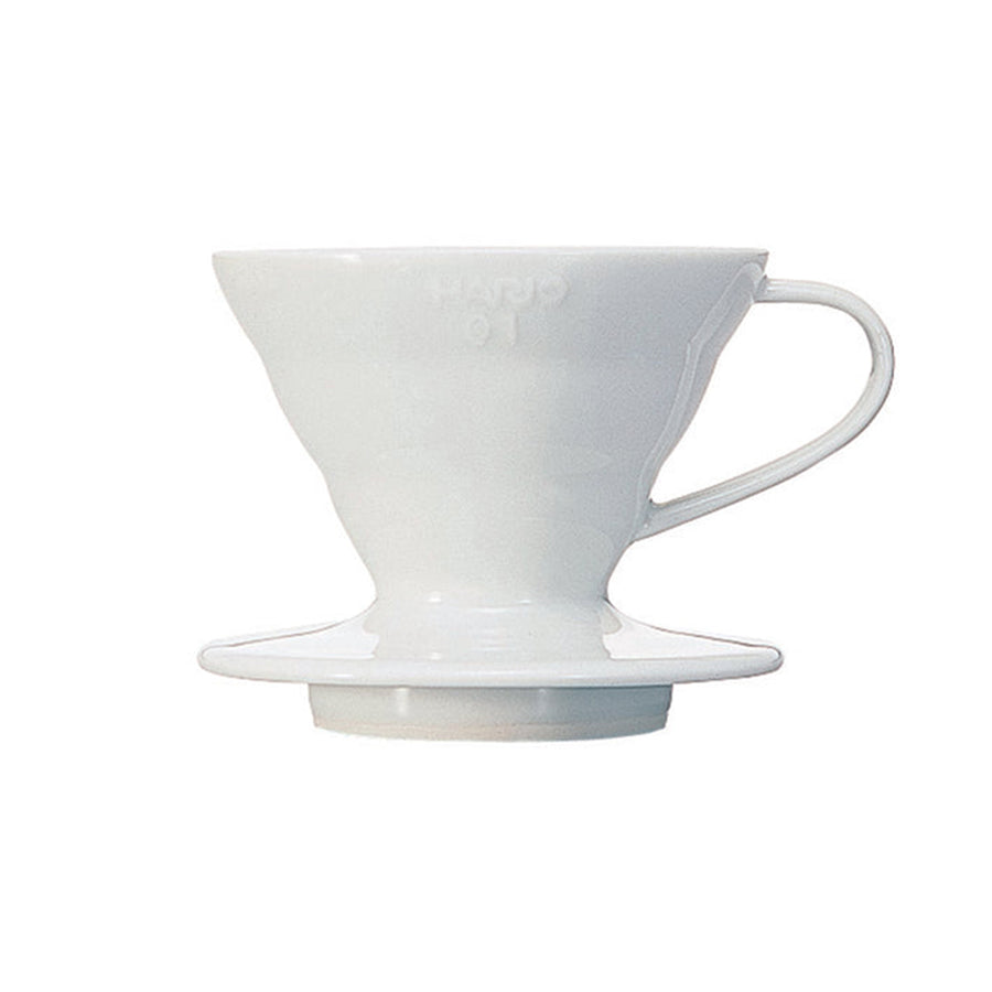 Hario, Hario V60 01 (1 Cup) Ceramic Coffee Dripper - White, Redber Coffee
