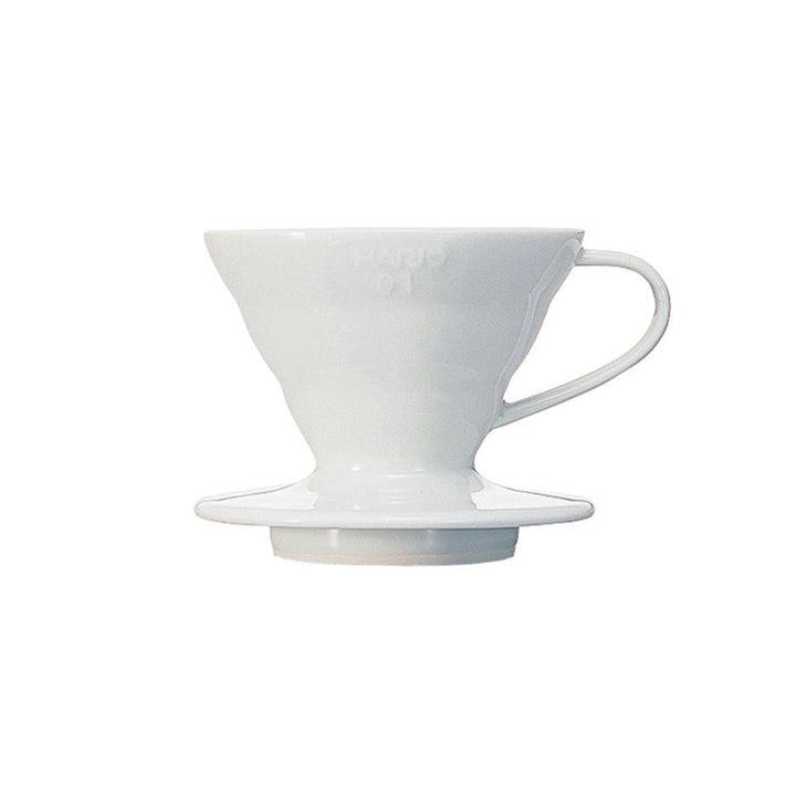 Hario, Hario V60 01 (1 Cup) Ceramic Coffee Dripper - White, Redber Coffee