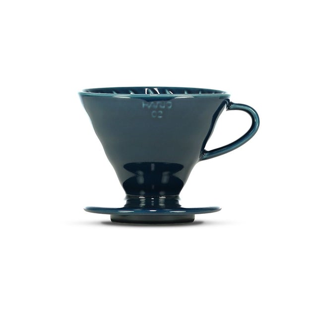 Hario, Hario V60 02 (2 Cups) Ceramic Coffee Dripper - Indigo Blue, Redber Coffee