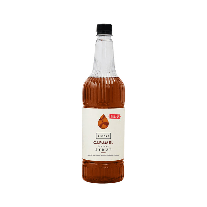 Simply Coffee Syrup 1L, Sugar Free - Caramel