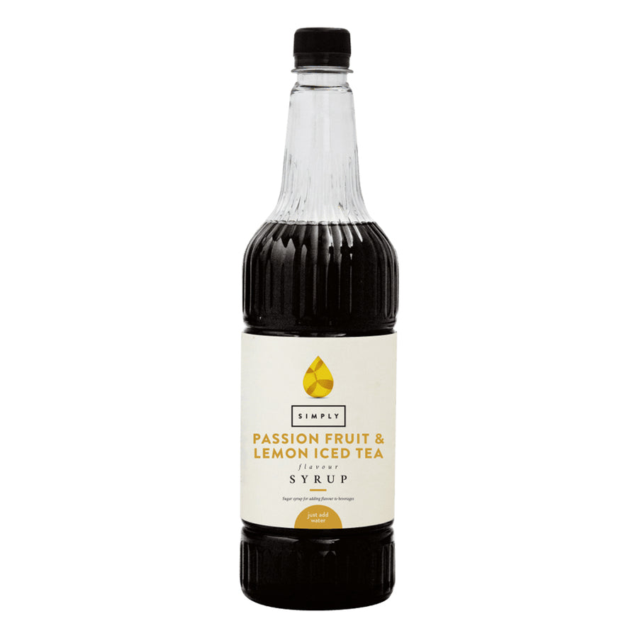 IBC, Simply Iced Tea Syrup 1L - Passion Fruit & Lemon, Redber Coffee