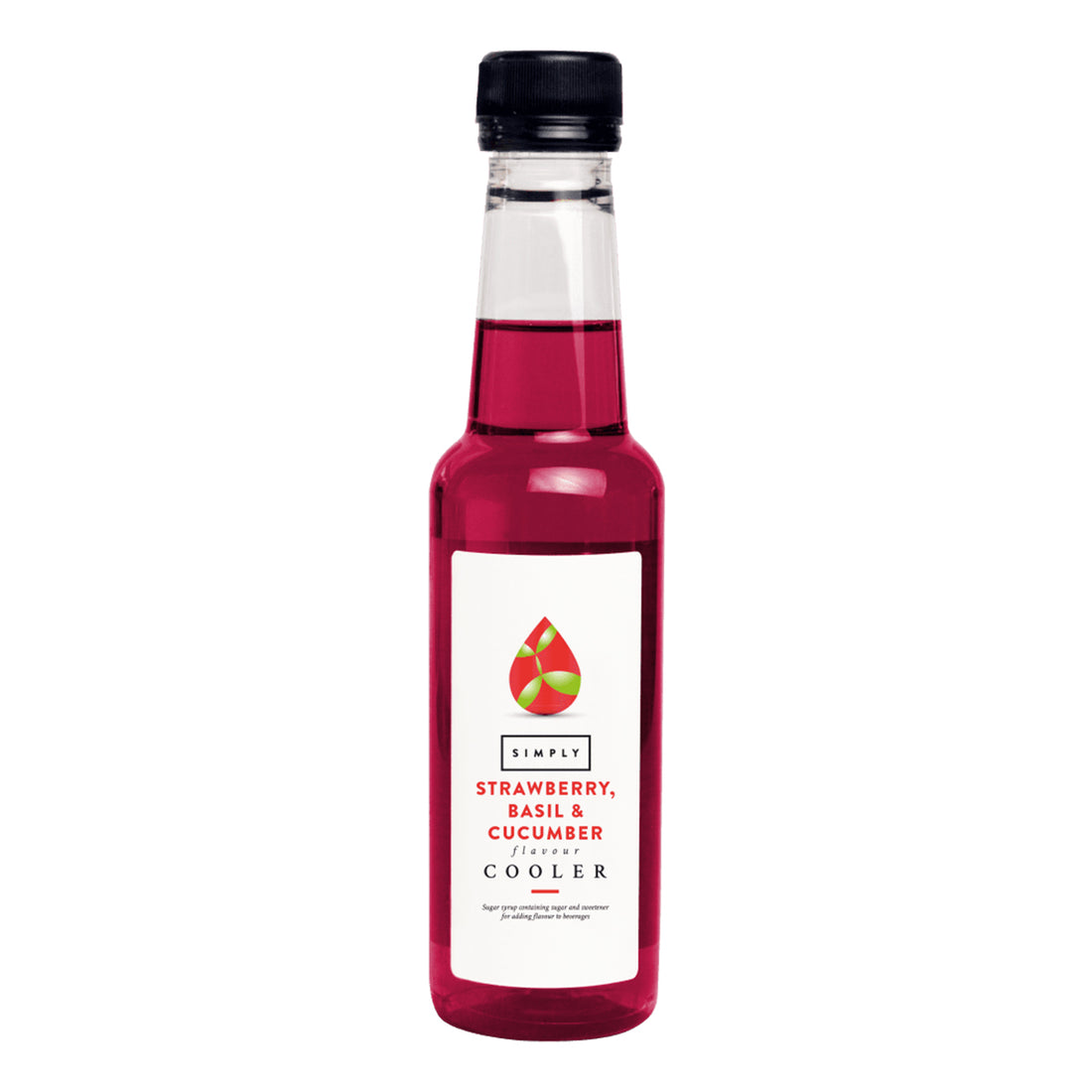 IBC, Simply Syrup 250ml Cooler - Strawberry, Basil & Cucumber, Redber Coffee