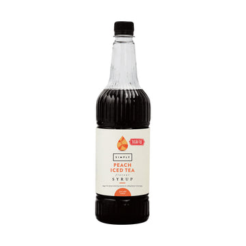 IBC, Simply Iced Tea Syrup 1L - Peach (Sugar Free), Redber Coffee