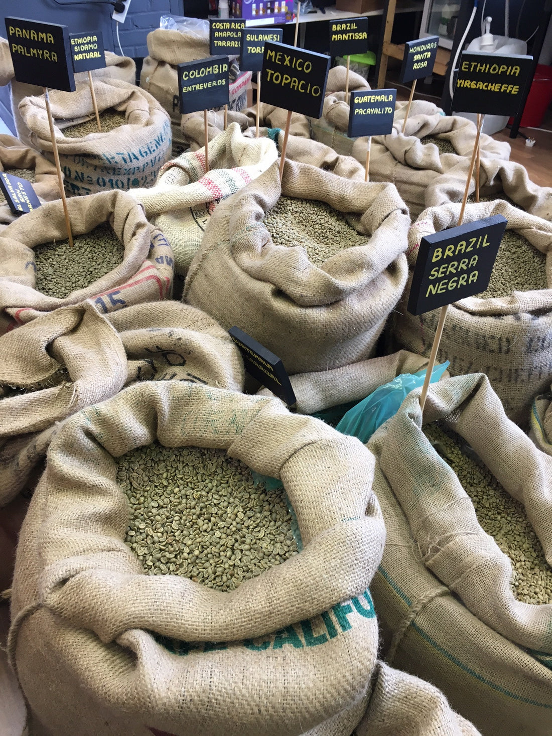 Coffee bean sacks top for sale