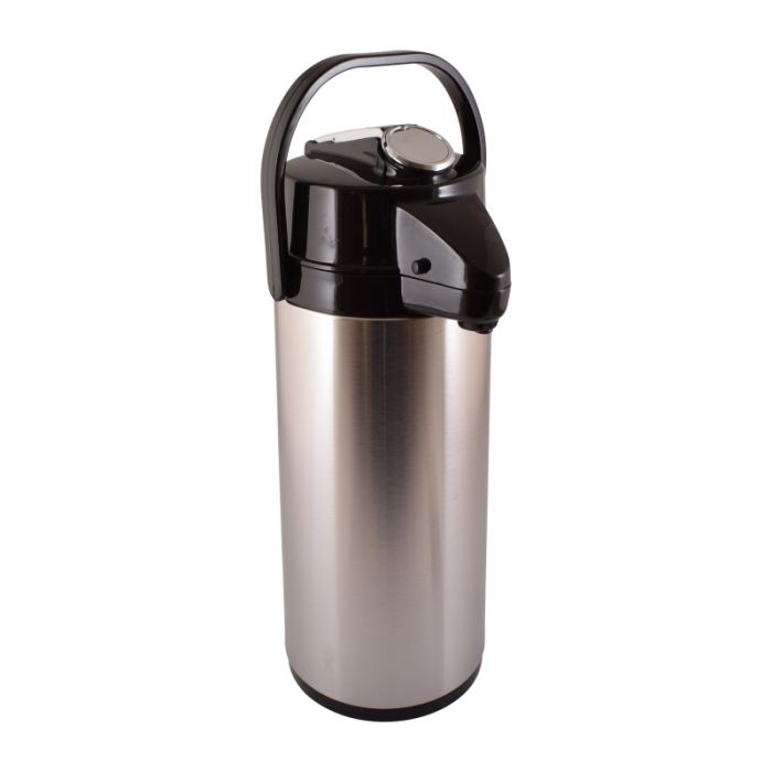 Marco, Marco Airpot Lever-Type Stainless Steel Dispenser- 2.2L, Redber Coffee