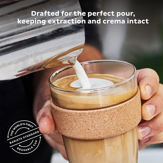 KeepCup, KeepCup Brew Cork Glass Reusable Coffee Cup L 16oz/454ml - Filter, Redber Coffee