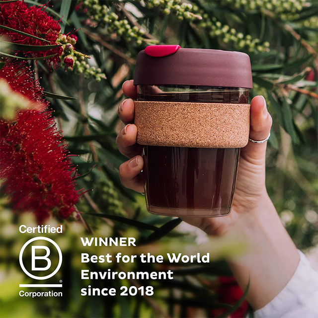 KeepCup, KeepCup Brew Cork Glass Reusable Coffee Cup L 16oz/454ml - Filter, Redber Coffee