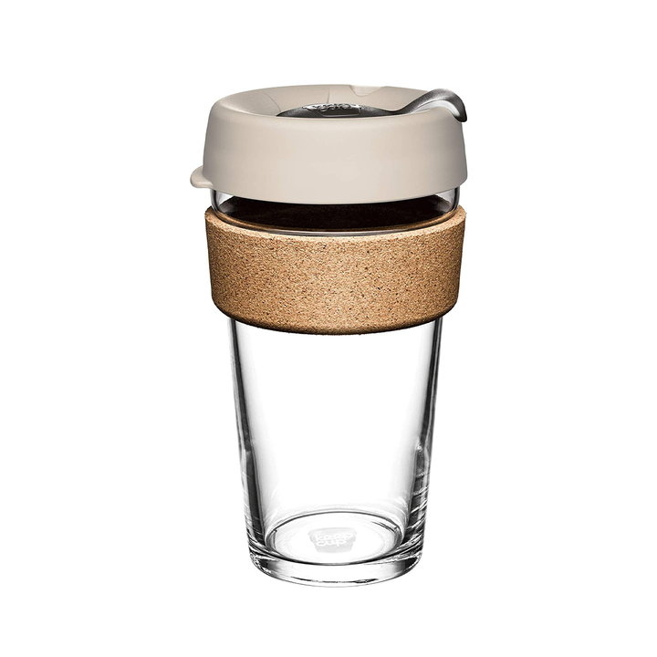 KeepCup, KeepCup Brew Cork Glass Reusable Coffee Cup L 16oz/454ml - Filter, Redber Coffee