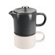 La Cafetière, La Cafetière Barcelona Coffee For One Set, Cafetiere and Mug, Cool Grey, Redber Coffee