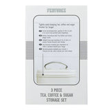 KitchenCraft, KitchenCraft Living Nostalgia Tea, Coffee & Sugar Canisters - Antique Cream, Redber Coffee