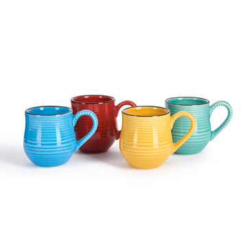 La Cafetière, La Cafetière Mysa Ceramic Espresso Mugs, Set of 4, Redber Coffee