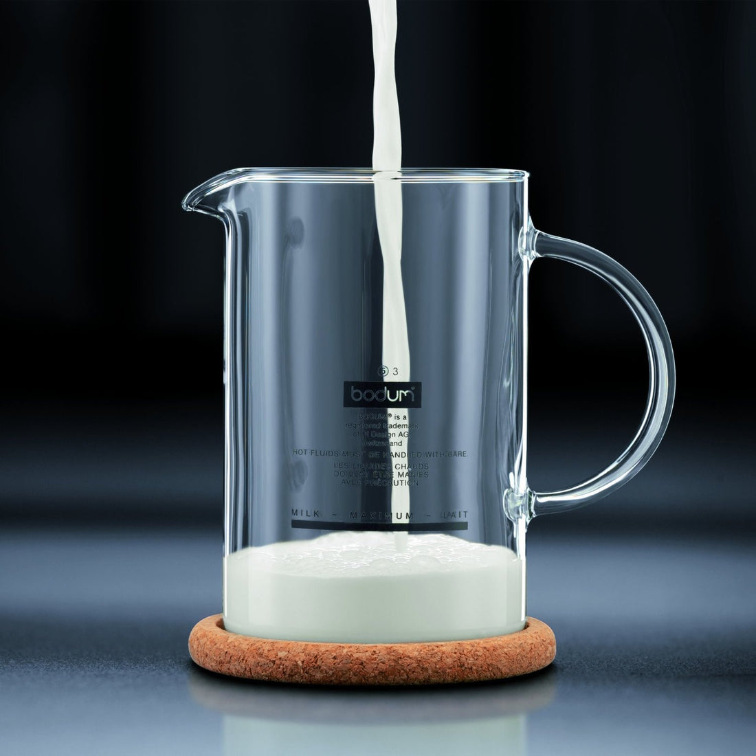 Bodum Latteo Milk Frother 0.25L - Black - 1446-01 – Redber Coffee