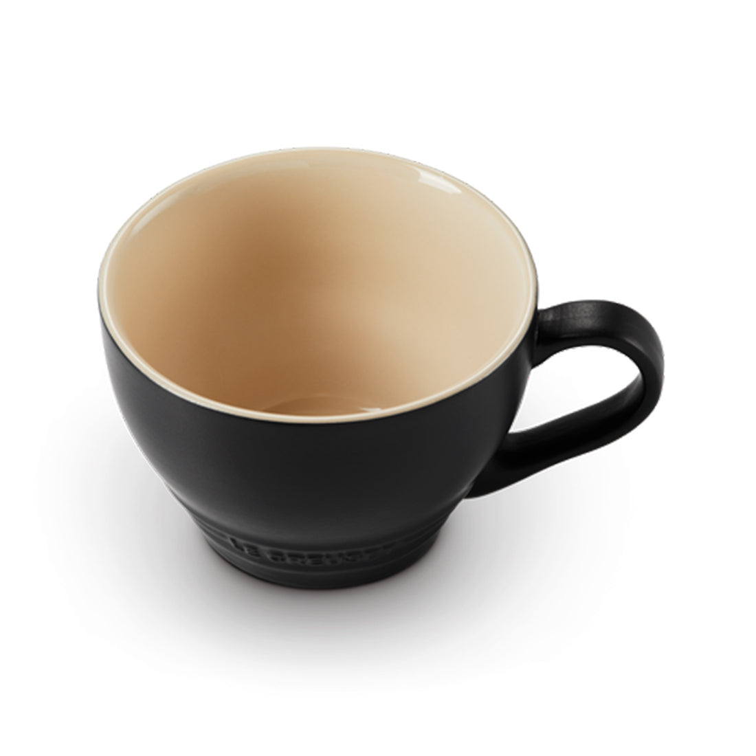 Le Creuset, Le Creuset Stoneware Grand Mug - Satin Black, Redber Coffee