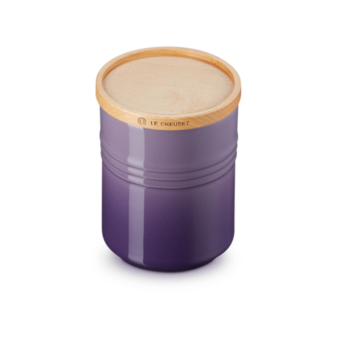 Le Creuset, Le Creuset Stoneware Medium Storage Jar with Wooden Lid - Ultra Violet, Redber Coffee