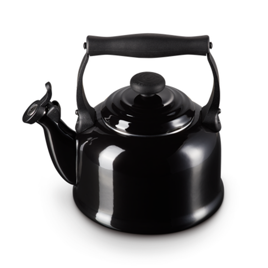 Le Creuset, Le Creuset Stoneware Traditional Kettle - Black Onyx, Redber Coffee