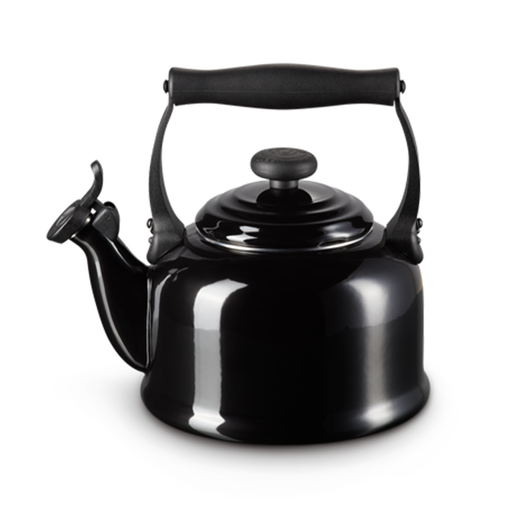 Le Creuset, Le Creuset Stoneware Traditional Kettle - Black Onyx, Redber Coffee