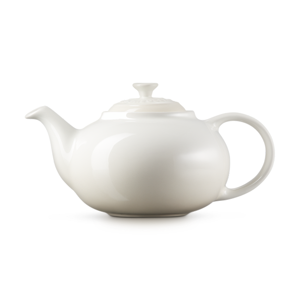 Le Creuset, Le Creuset Stoneware Classic Teapot - Merangue, Redber Coffee
