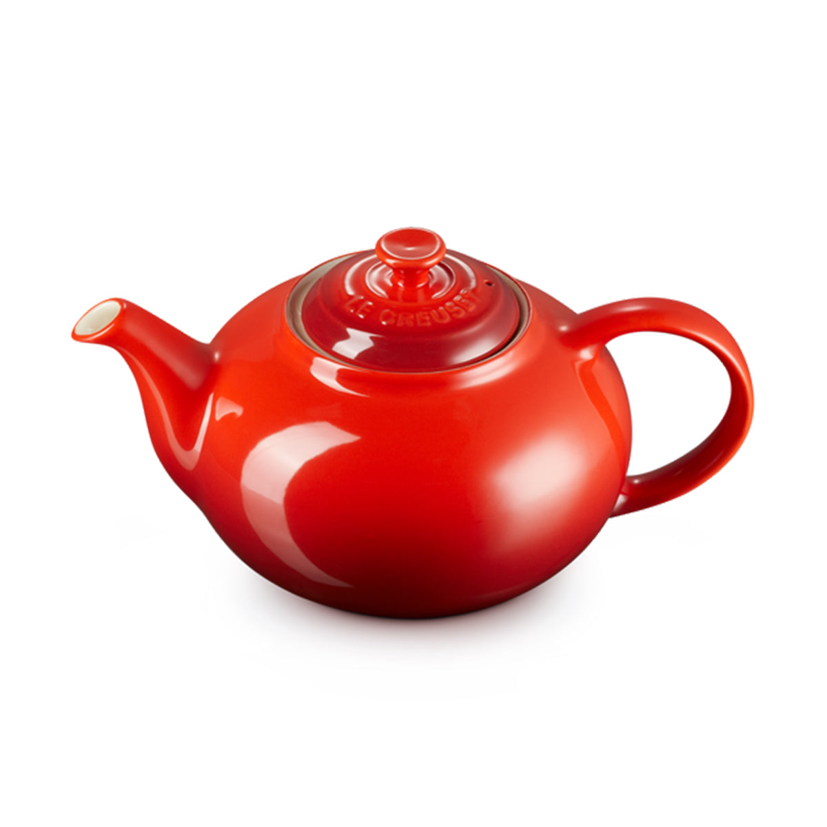 Le Creuset Stoneware Classic Teapot - Cerise | Redber Coffee