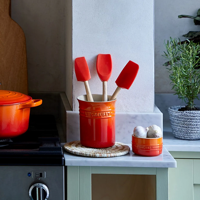 Le Creuset Stoneware Small Utensil Jar - Volcanic