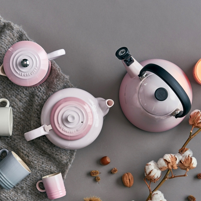 Pink stove top kettle sale