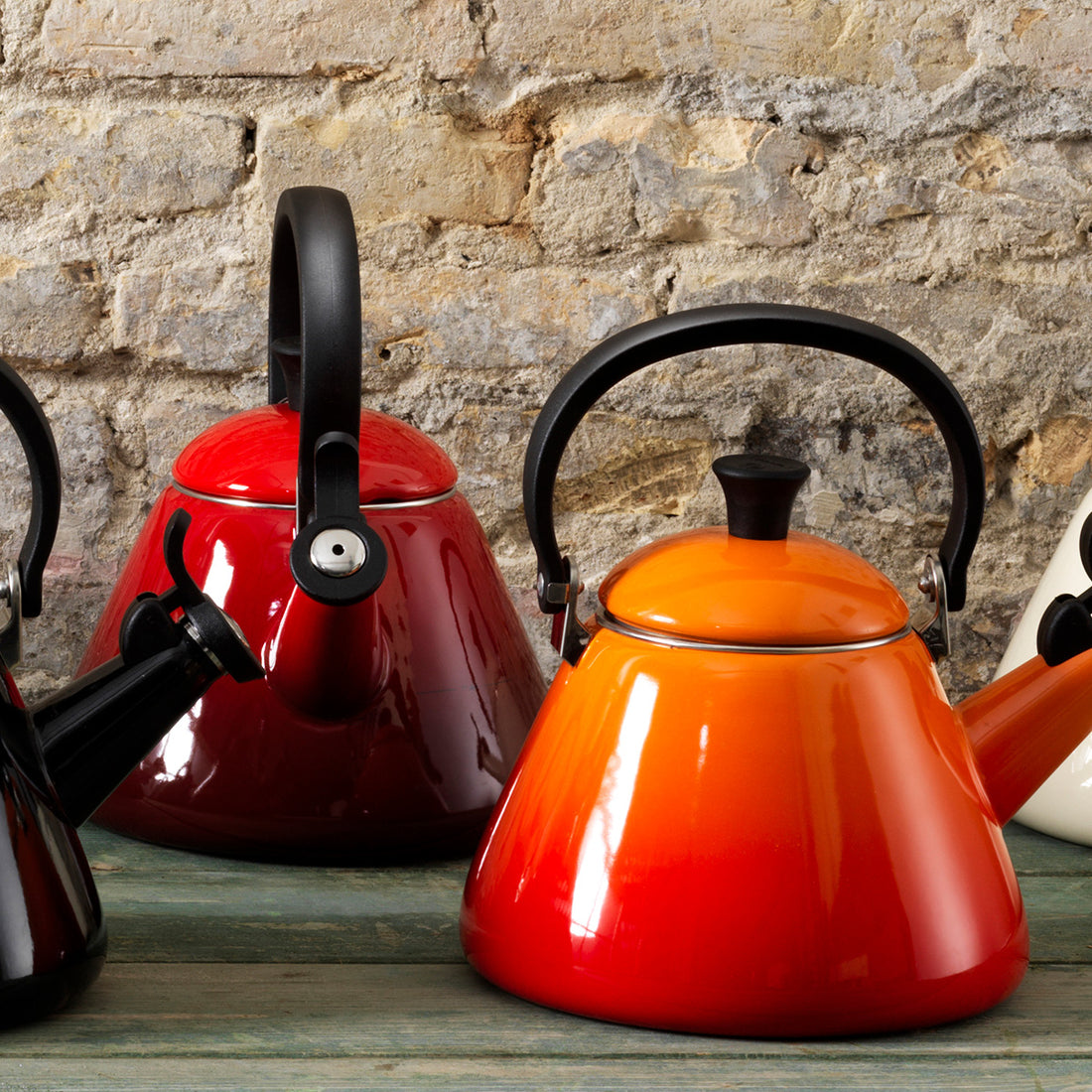 Red sales stovetop kettle