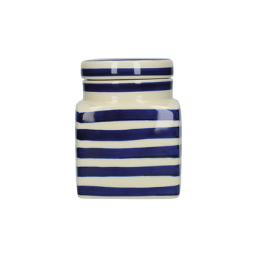 London Pottery, London Pottery Ceramic Canister - Blue Bands, Redber Coffee