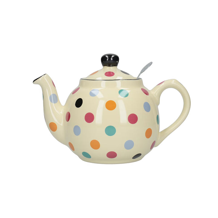 London Pottery, London Pottery Farmhouse 4 Cup Teapot - Multi Spot, Redber Coffee