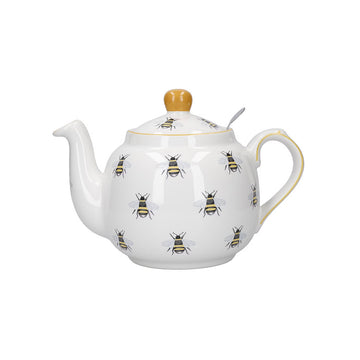 London Pottery, London Pottery Farmhouse 4 Cup Teapot and Infuser - Bee, Redber Coffee