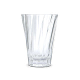 Loveramics, Loveramics Urban Glass Twisted Latte Glass 360ml - Clear, Redber Coffee