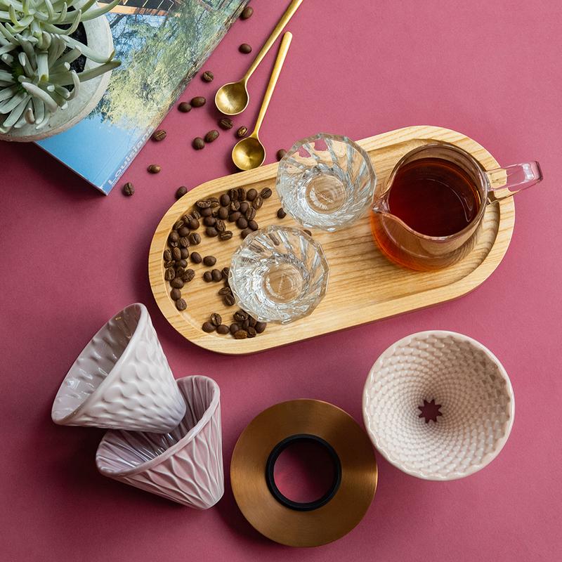 Loveramics Brewers Set of 3 Special Edition Coffee Drippers Pink