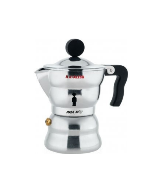 Alessi, Moka Alessi 1-cup by Alessandro Mendini, Redber Coffee
