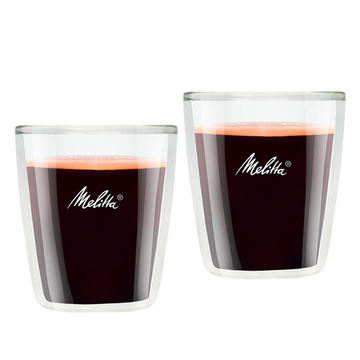 Melitta, Melitta Espresso Coffee Glasses Double Walled Set of 2 pcs, 0.08L, Redber Coffee