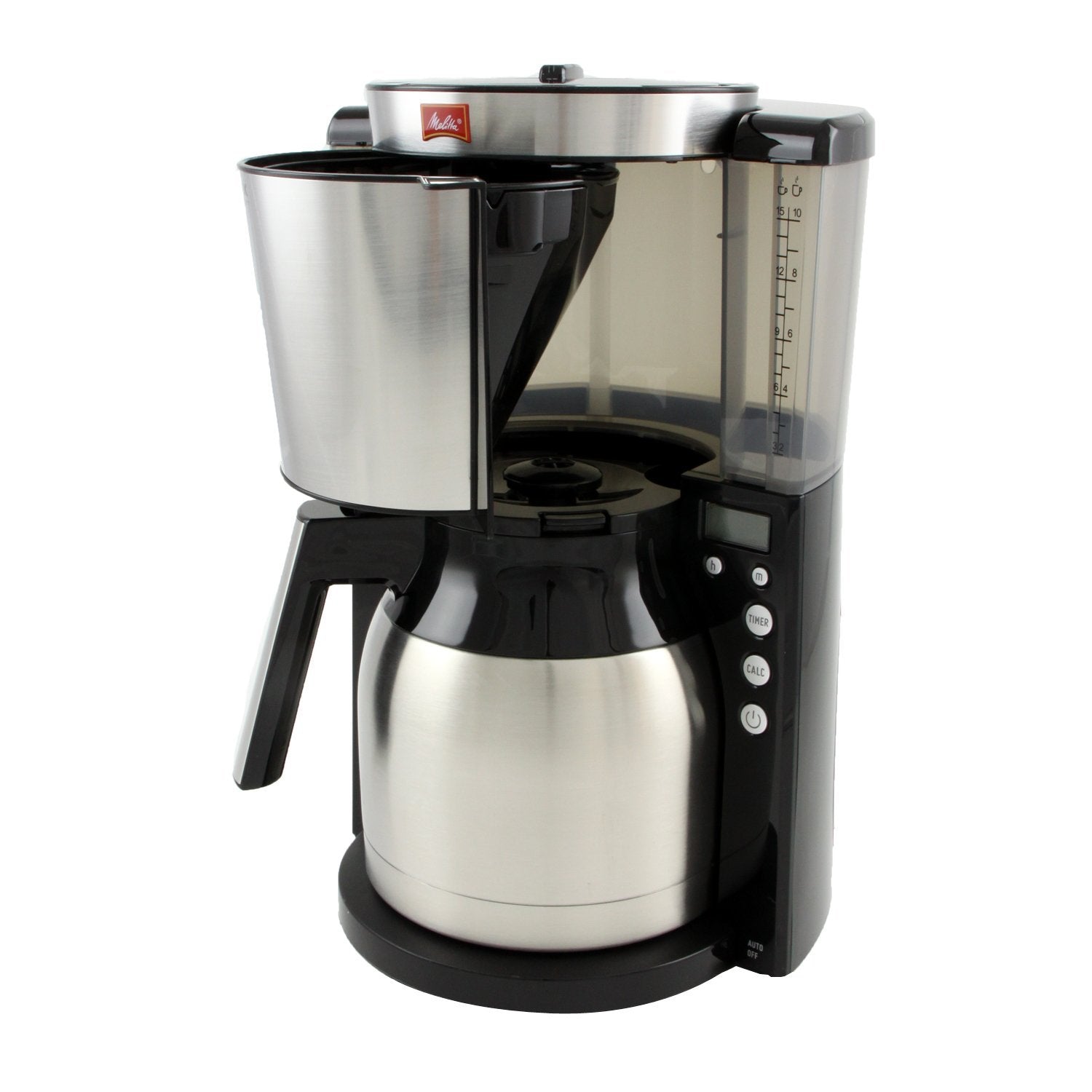 Melitta, Melitta Look IV Therm Timer Filter Coffee Maker (Black), Redber Coffee