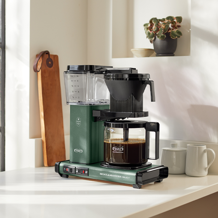 Moccamaster, Moccamaster KBG Select Filter Coffee Machine - Forest Green, Redber Coffee