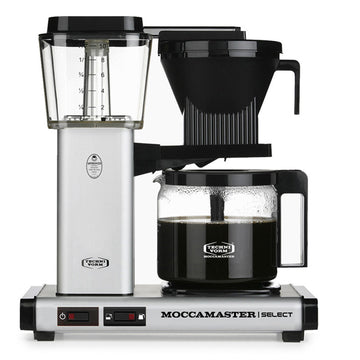 Moccamaster, Moccamaster KBG Select Filter Coffee Machine 53813 - Matt Silver, Redber Coffee